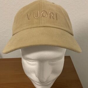 Vuori Beige Casual Cap